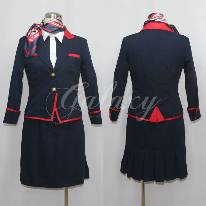 CA キャビンアテンダント制服 スチュワーデス セクシーコスプレ衣装
