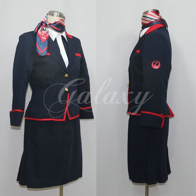 CA キャビンアテンダント制服 スチュワーデス セクシーコスプレ衣装