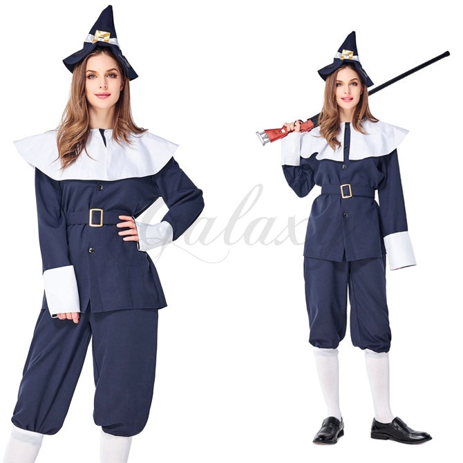 ハンター 狩人 男女兼用 帽子付き 童話 ハロウィン 演出用 仮装