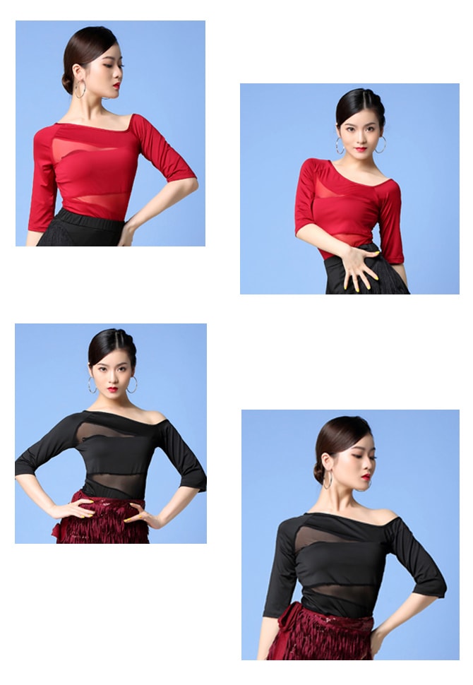 ベリーダンス 社交ダンス ラテンダンス 2色 S-XL トップス 上着
