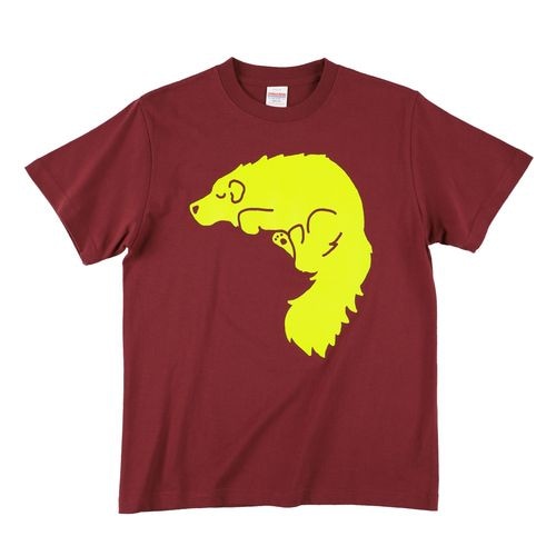 キュンチョメ | 野良犬を着る:クアラポン Tシャツ(バーガンティ)