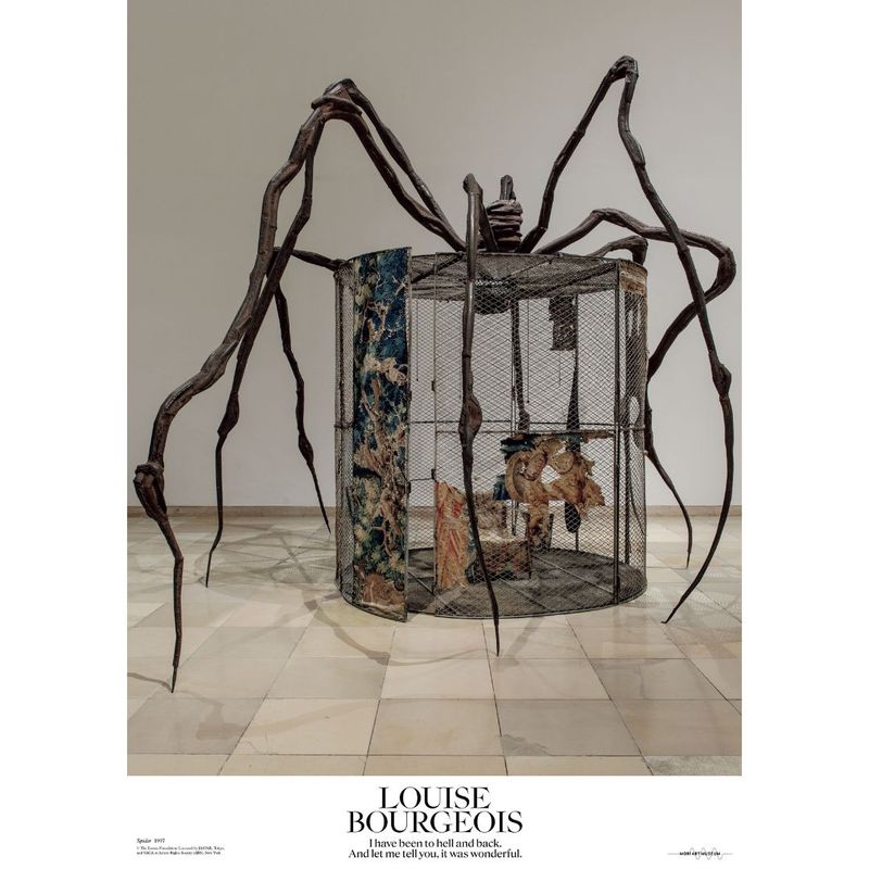 アートポスター ルイーズ・ブルジョワ エキシビジョンポスター ルイーズ・ブルジョワ展｜ポスター 《ブルジョワ×ホルツァー