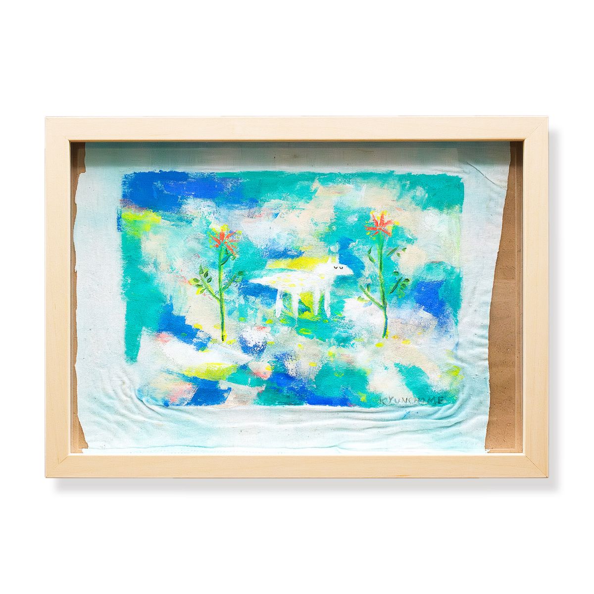 キュンチョメ｜額装作品《咲きたい気持ち》