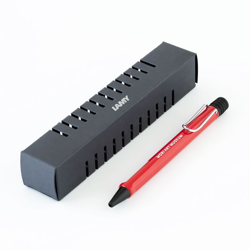 森美術館オリジナル｜LAMY ボールペン NEW JETSTREAM 赤 