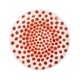 ルイーズ・ブルジョワ |  FINE BONE CHINA PLATE: RED DOTS 