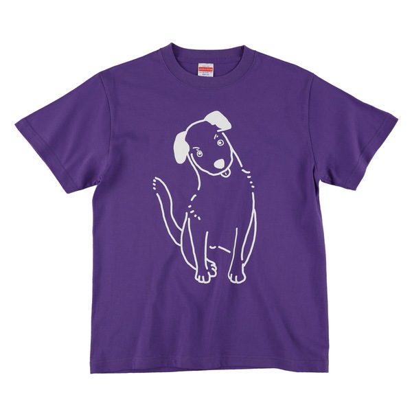 キュンチョメ | 野良犬を着る：トゥティ  Tシャツ（ バイオレットパープル）