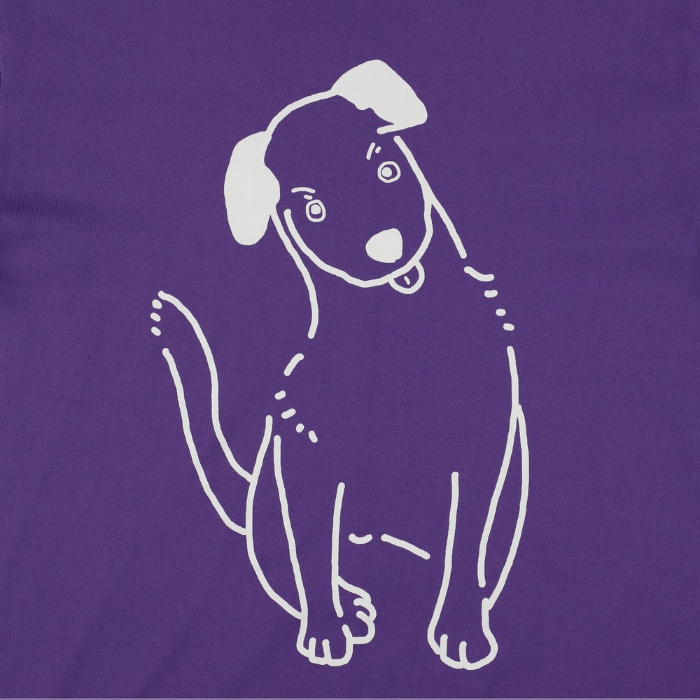 キュンチョメ | 野良犬を着る：トゥティ  Tシャツ（ バイオレットパープル）