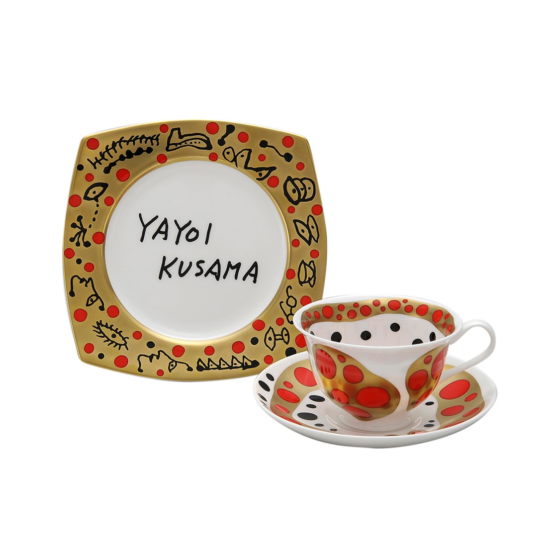 【実店舗取り扱い商品｜Available in Our Flagship Shop】草間彌生 | ティーウェア 雲