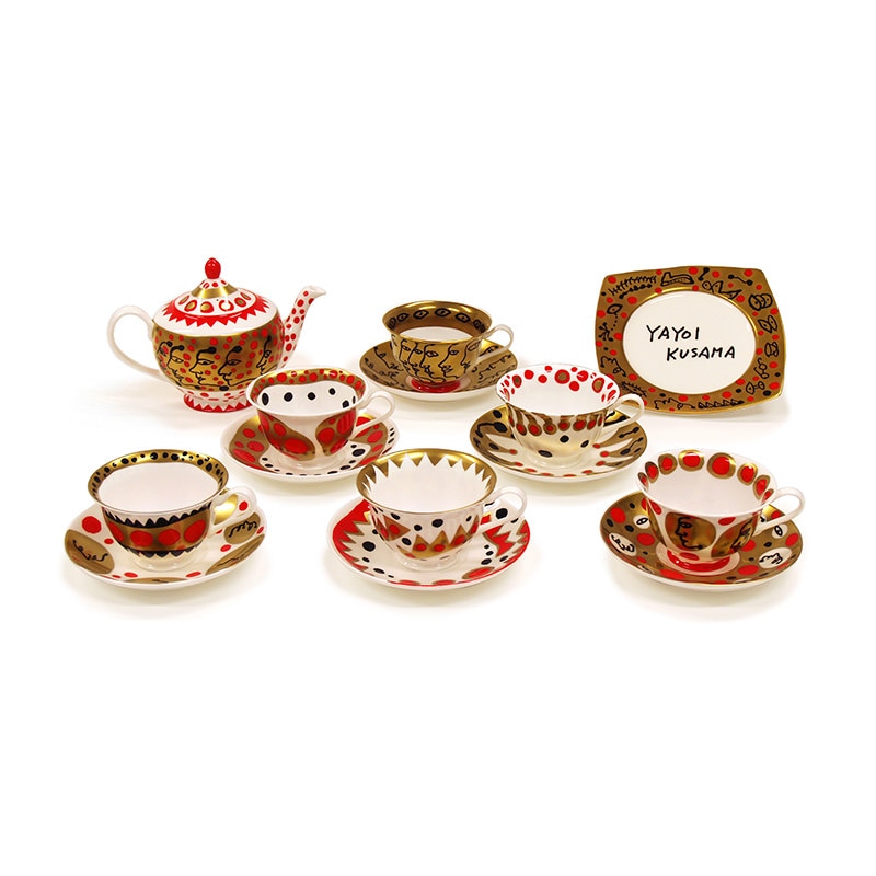 【実店舗取り扱い商品｜Available in Our Flagship Shop】草間彌生 | ティーウェア 心