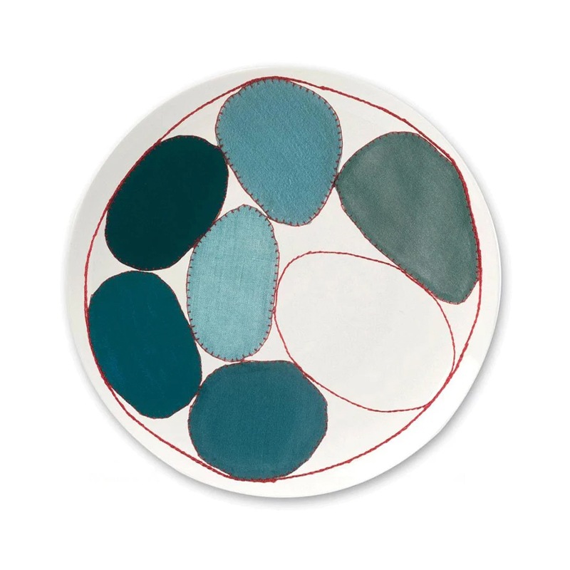ルイーズ・ブルジョワ  | FINE BONE CHINA PLATE: Blue Circle