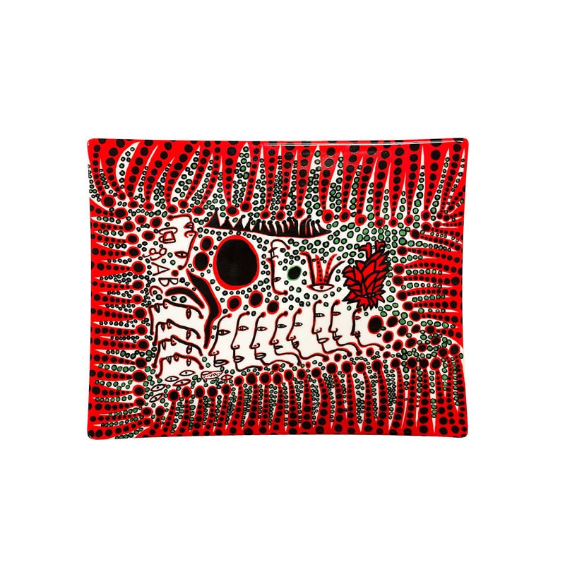 【実店舗取り扱い商品|Available in Our Flagship Shop】草間彌生 | プレート 女たちの群れは愛を持っているのに、男たちはいつも去っていってしまう