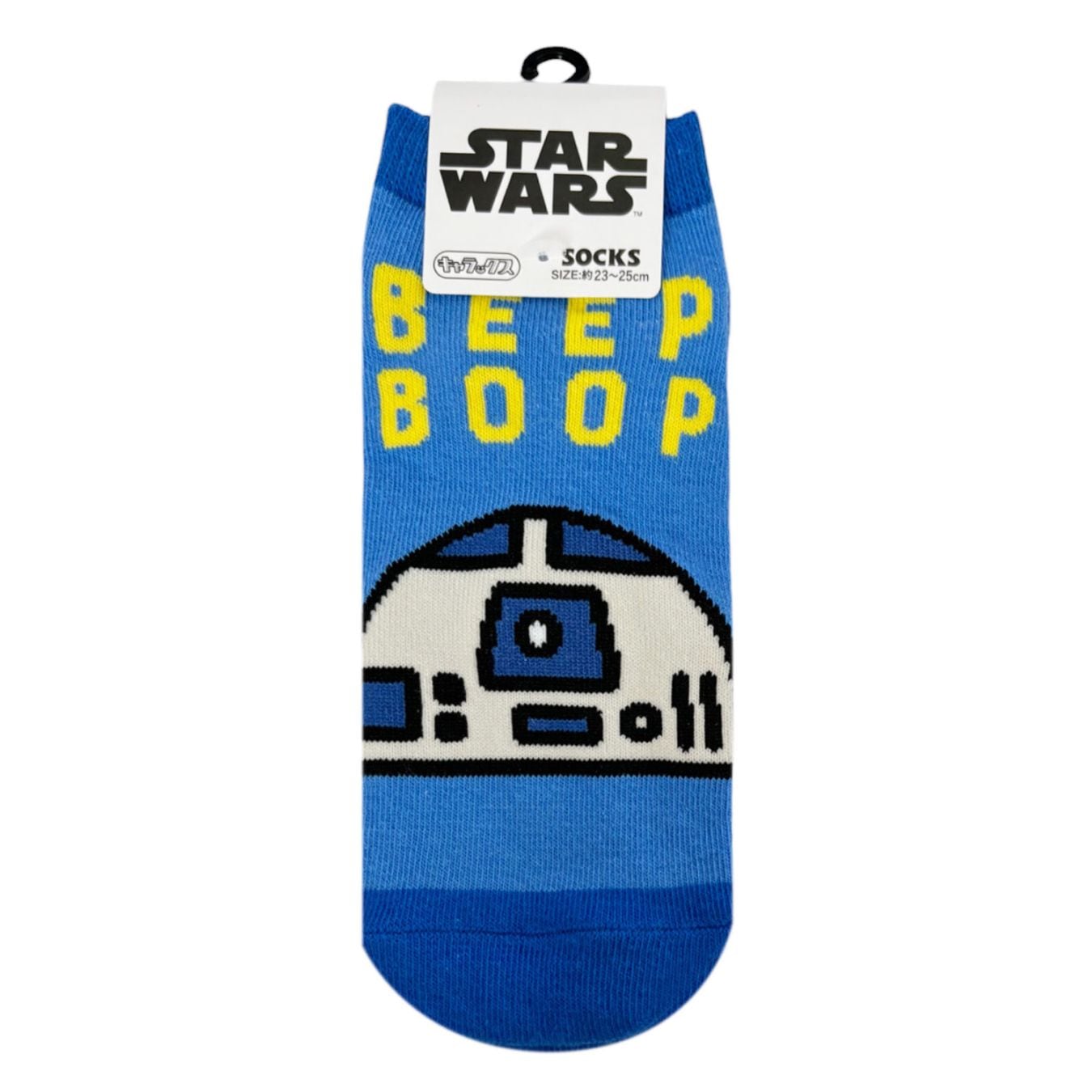 [公式] STAR WARS スター・ウォーズ  キャラックス 靴下　Ｒ２-Ｄ２ ロゴ