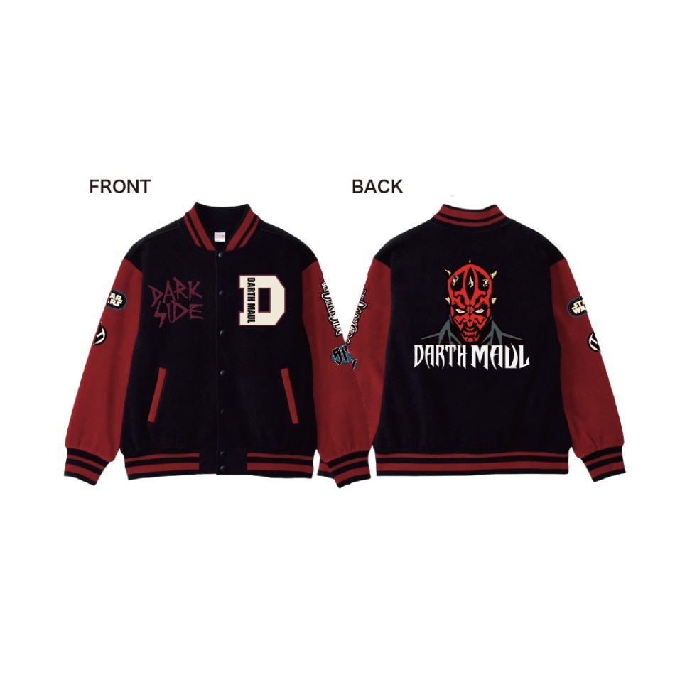 [公式]  STAR WARS　バーシティジャケット（スタジアム・ジャケット）ダース・モール ダークサイド（2024東京コミコン先行販売）