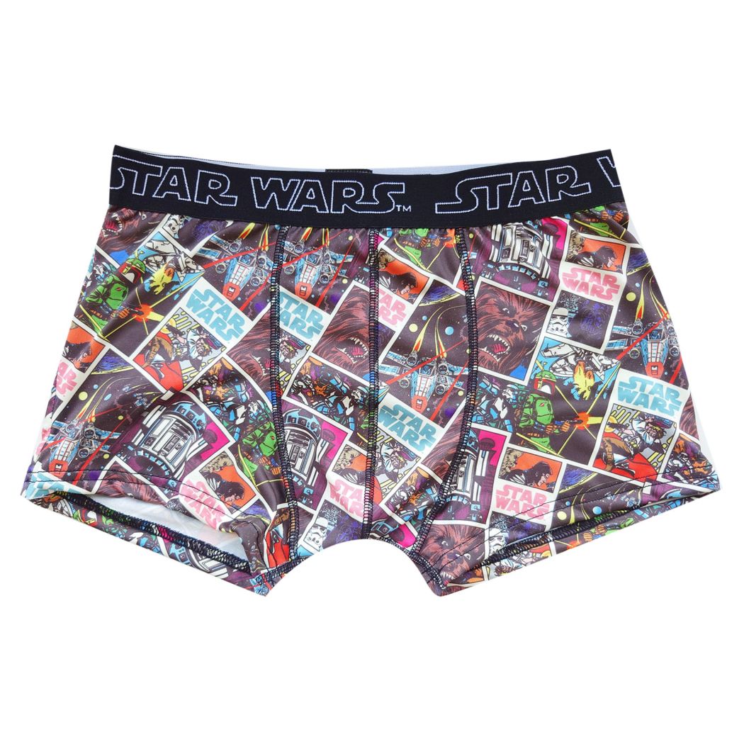 [公式] STAR WARS スター・ウォーズ　ボクサーパンツ（ポリエステル）　コミック