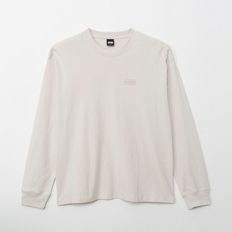 [公式]  STARWARS プリントロングスリーブＴシャツ エンドロール アイボリー