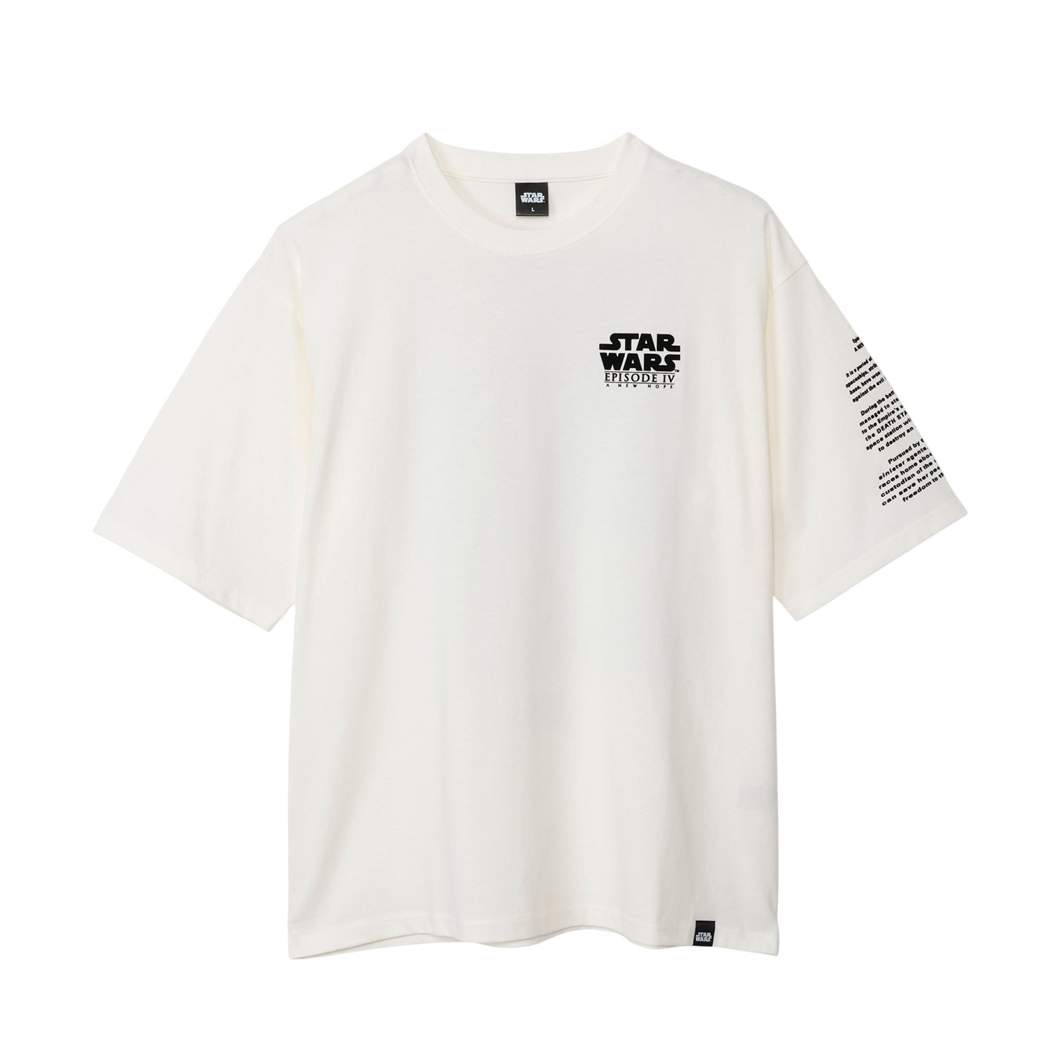 ★2025東京コミコン先行商品　[公式]  STAR WARS プリントTシャツ エピソード４ オフホワイト
