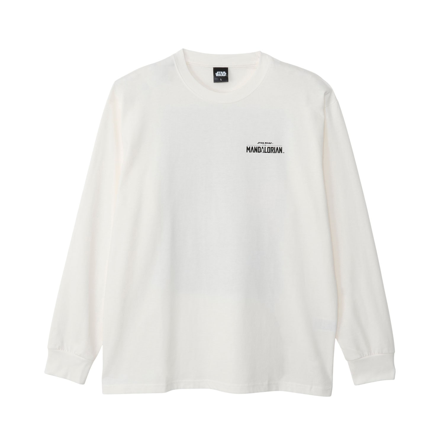 ★2025東京コミコン先行商品　[公式]  STAR WARS プリントロングスリーブ Tシャツ ディン・ジャリン オフホワイト