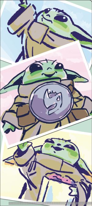 [公式]  STARWARS マンダロリアン・アンド・グローグー チケットホルダー