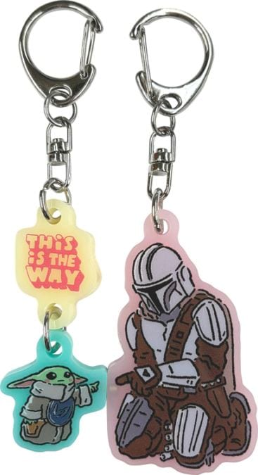 [公式]  STARWARS マンダロリアン・アンド・グローグー ペアキーホルダー