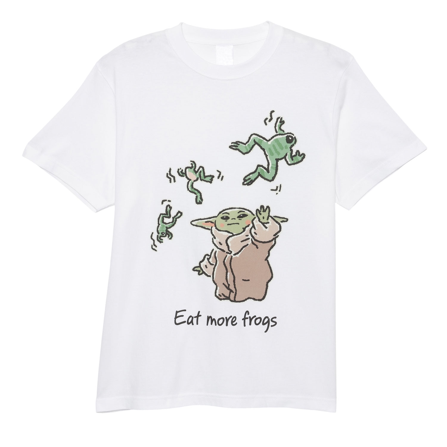 [公式]  スター・ウォーズ/マンダロリアン・アンド・グローグー Tシャツ フロッグ ＷＨ