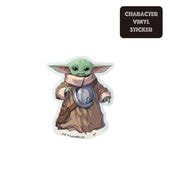 スターウォーズ　グローグー 証明写真　シール　ステッカー　10枚 予約】数量限定 7月下旬以降発送予定<br>[公式] STARWARS 証明写真風