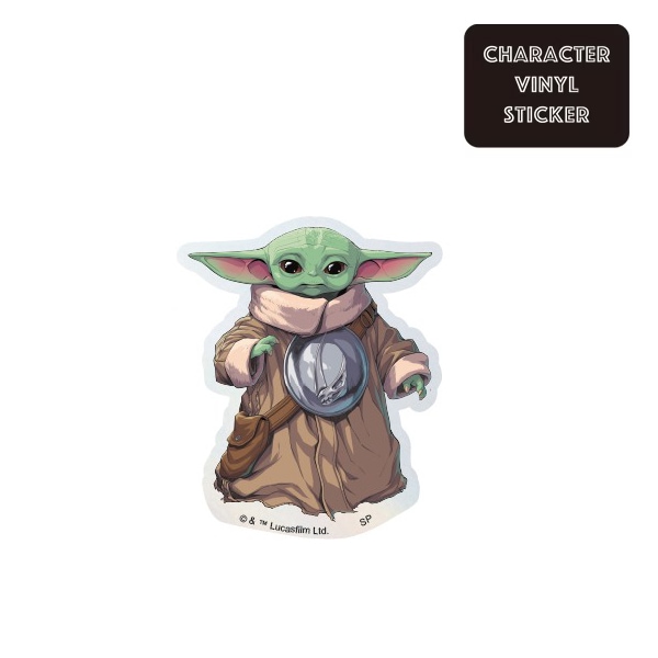 [公式]  STARWARS マンダロリアン&グローグー キャラクターステッカー　グローグースタンド 