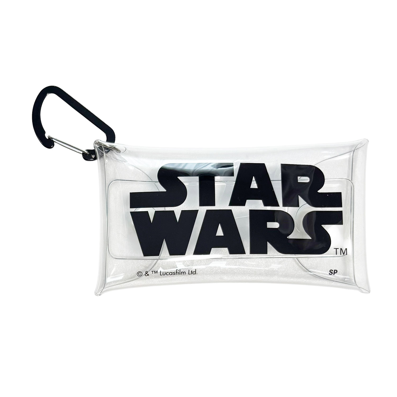[公式]  STARWARS スター・ウォーズ ロゴ ビニールポーチ ホワイト