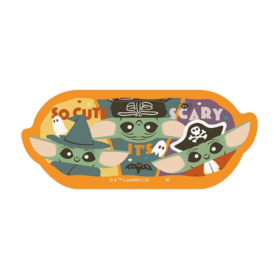 [公式] STAR WARS マンダロリアン ミニステッカー ハロウィーンバージョン （いっぱいグローグー）