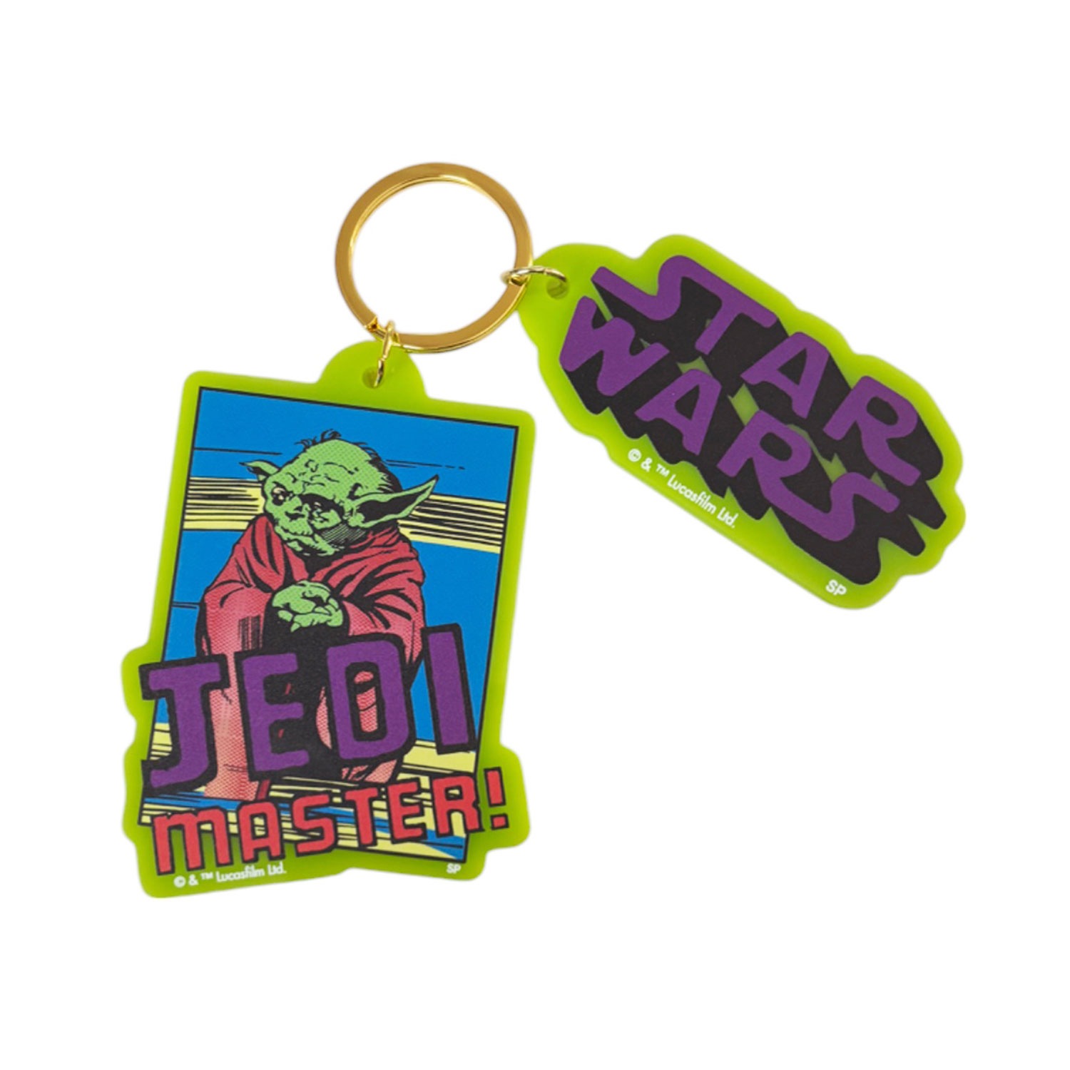 [公式] STARWARS カラーアクリルキーホルダー　コミック　ヨーダ