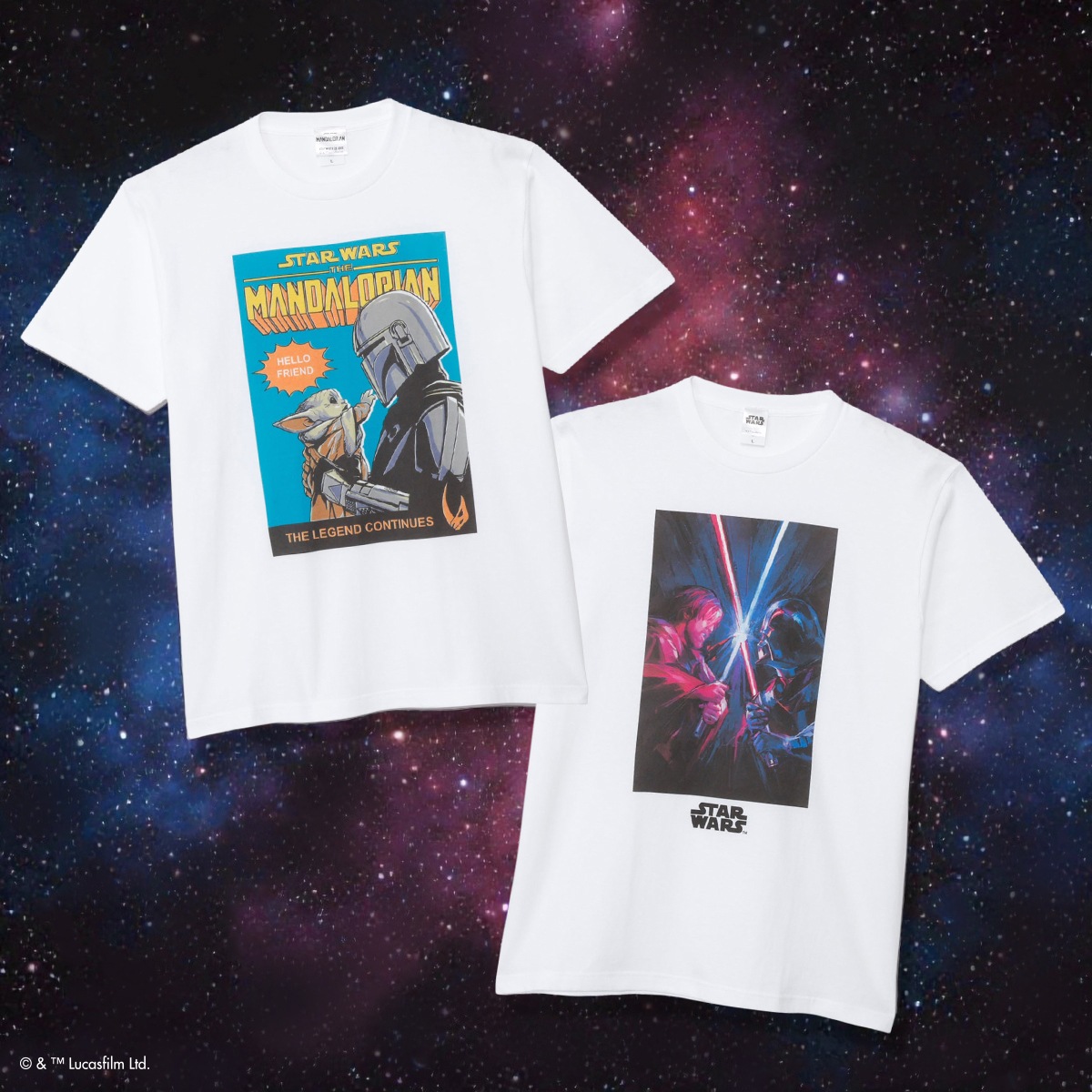 公式] STAR WARS プリントTシャツ マンダロリアン コミック | マンダ