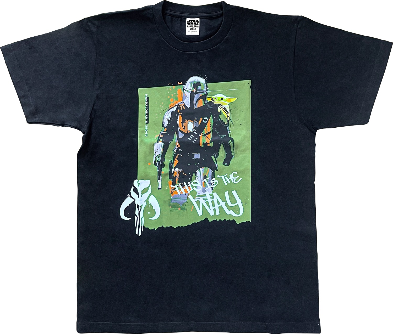 公式] STARWARS マンダロリアン・アンド・グローグー Tシャツ ブラック