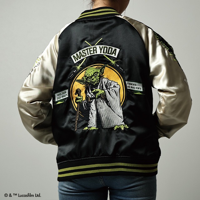 [公式] STARWARS ヨーダ  グレートグリーン スカジャン（Ｌ）