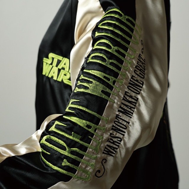 [公式] STARWARS ヨーダ  グレートグリーン スカジャン（Ｌ）