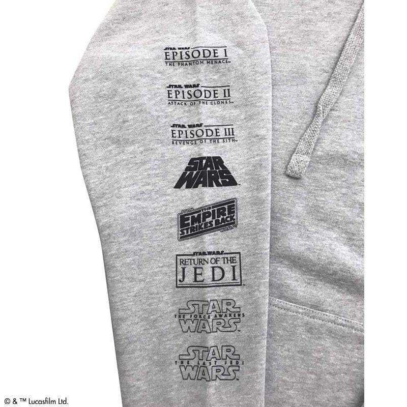 [公式]  STARWARS プルオーバーフーディ 歴代ロゴ　Ｍ