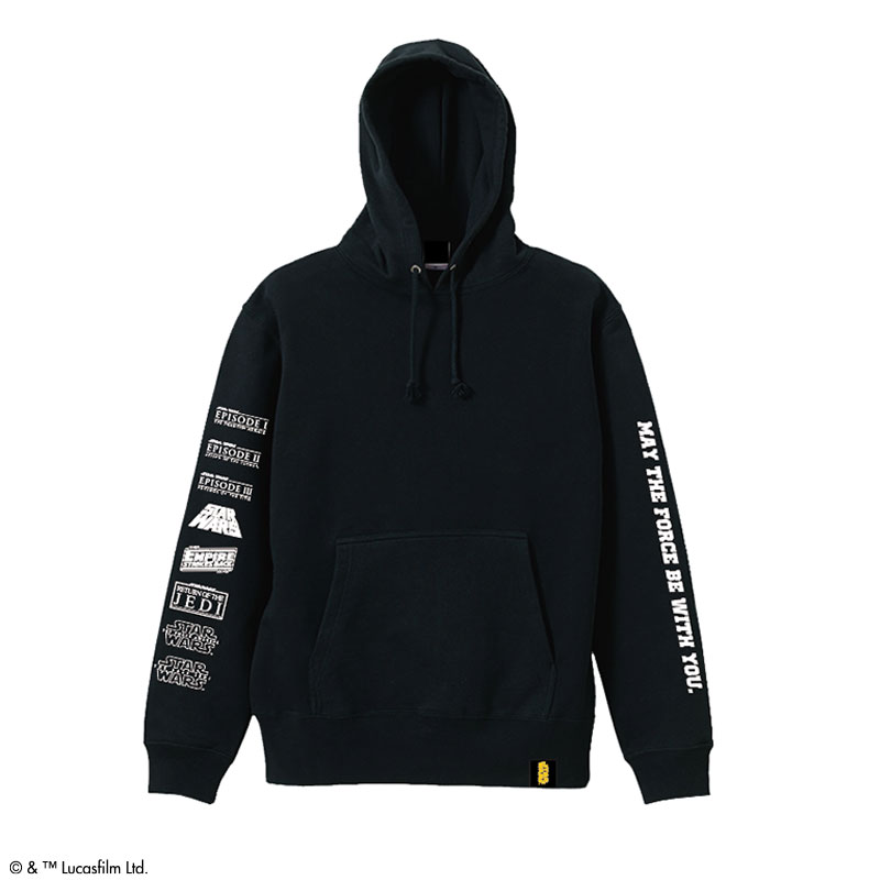 [公式]  STARWARS プルオーバーフーディ 歴代ロゴ　Ｍ