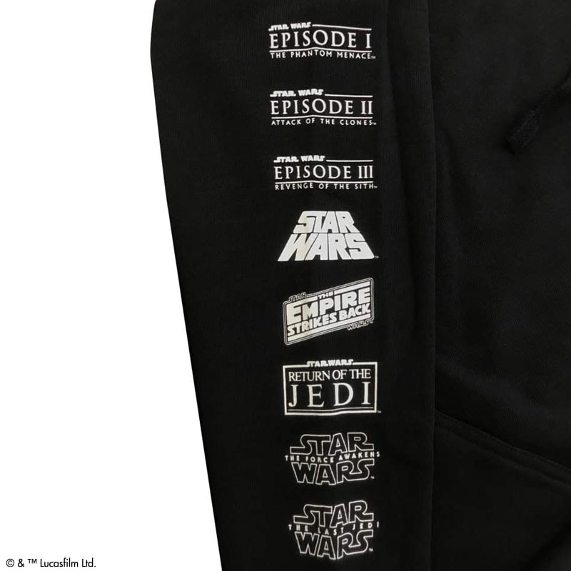 [公式]  STARWARS プルオーバーフーディ 歴代ロゴ　Ｍ