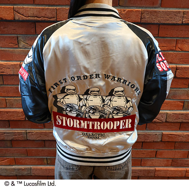 [公式] STARWARS シルバーガラクティック  スカジャン（Ｌ）/ストームトルーパー