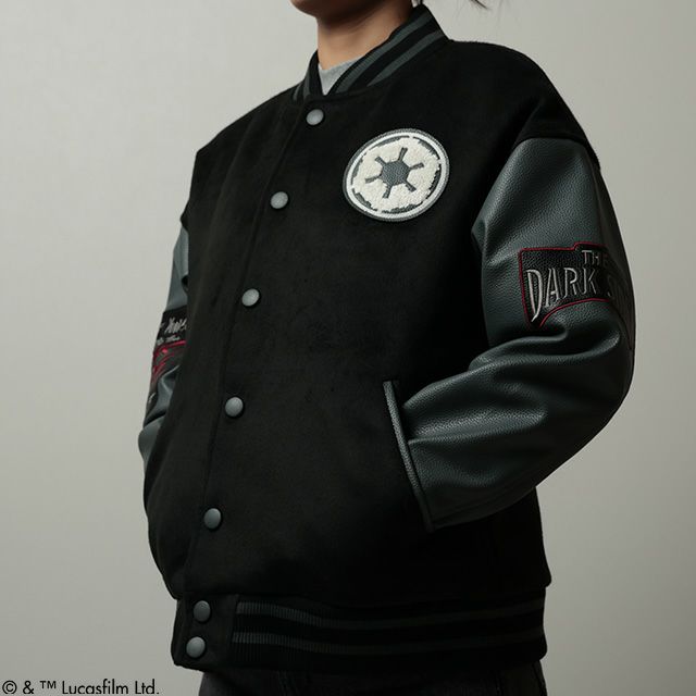 [公式] STARWARS バーシティジャケット (スタジャン) ダークサイドレッド （Ｌ/3L）