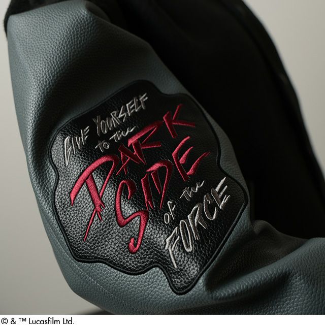 [公式] STARWARS バーシティジャケット (スタジャン) ダークサイドレッド （Ｌ/3L）