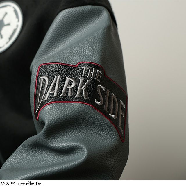 [公式] STARWARS バーシティジャケット (スタジャン) ダークサイドレッド （Ｌ/3L）