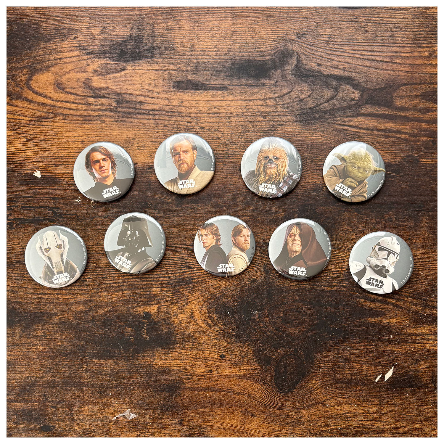 ★2025東京コミコン先行商品　[公式]  STARWARS ランダム缶バッジ ＥＰ.３ 全９種（単品）