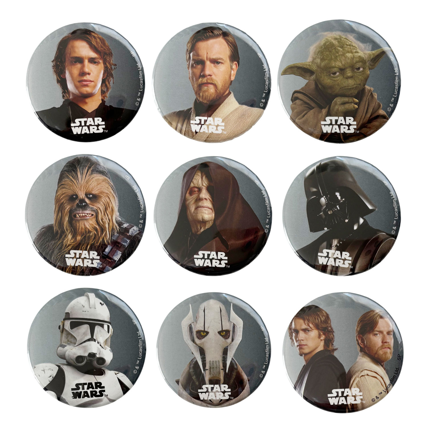 ★2025東京コミコン先行商品　[公式]  STARWARS ランダム缶バッジ ＥＰ.３ 全９種（単品）