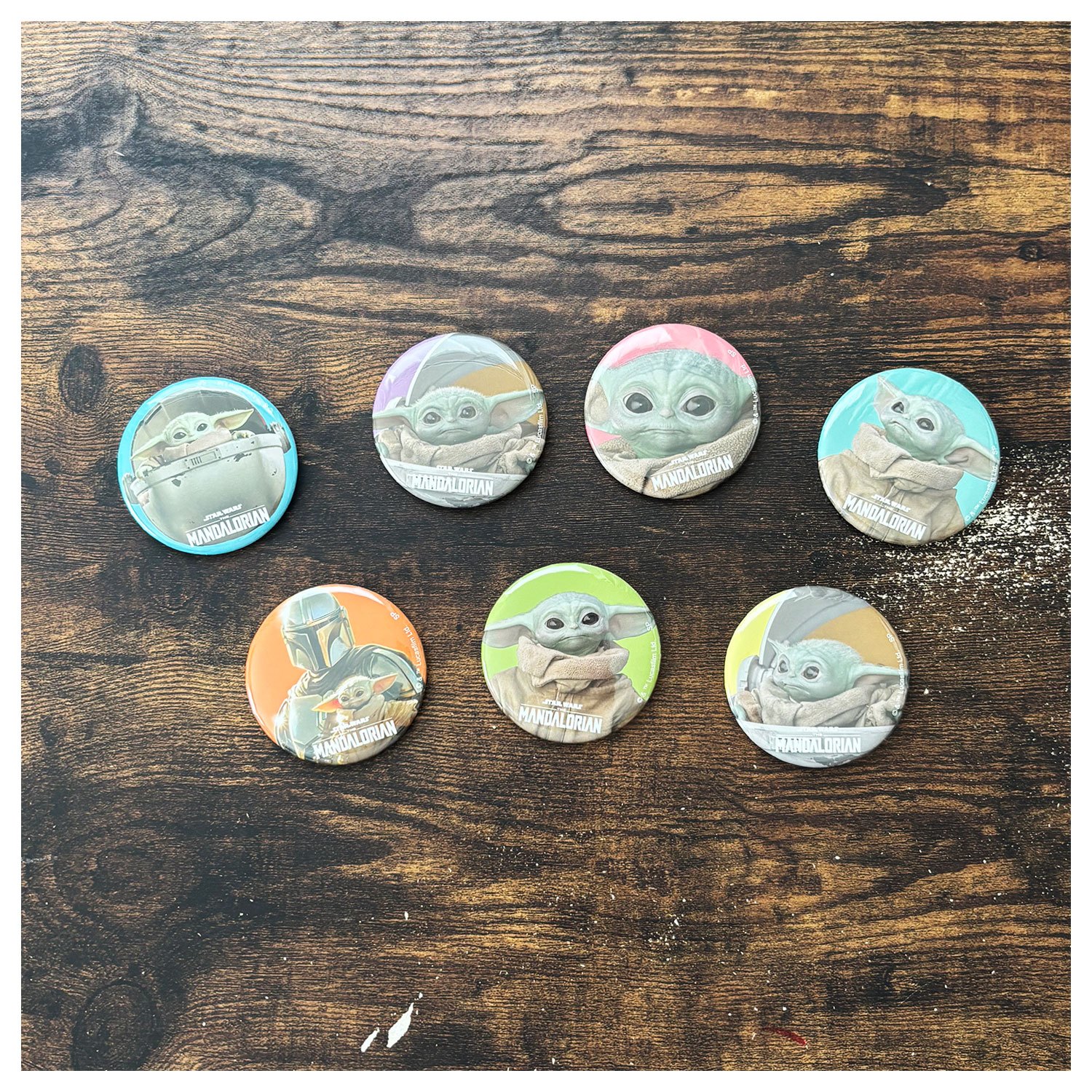 ★2025東京コミコン先行商品　[公式]  STARWARS ランダム缶バッジ マンダロリアン コンプリート全７種（コンプリート）