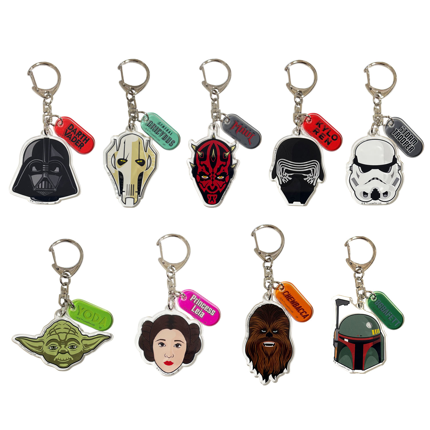 [公式]  スター・ウォーズ セレブレーション 先行商品　アクリルキーホルダー フェィス＆ロゴ　ブラインド　全9種（単品）