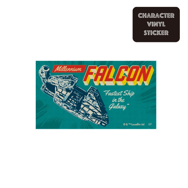 [公式] STAR WARS　キャラクターステッカー　ミレニアム・ファルコン