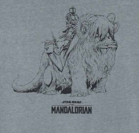[公式] STAR WARS  マンダロリアン　プリントＴシャツ　グレー