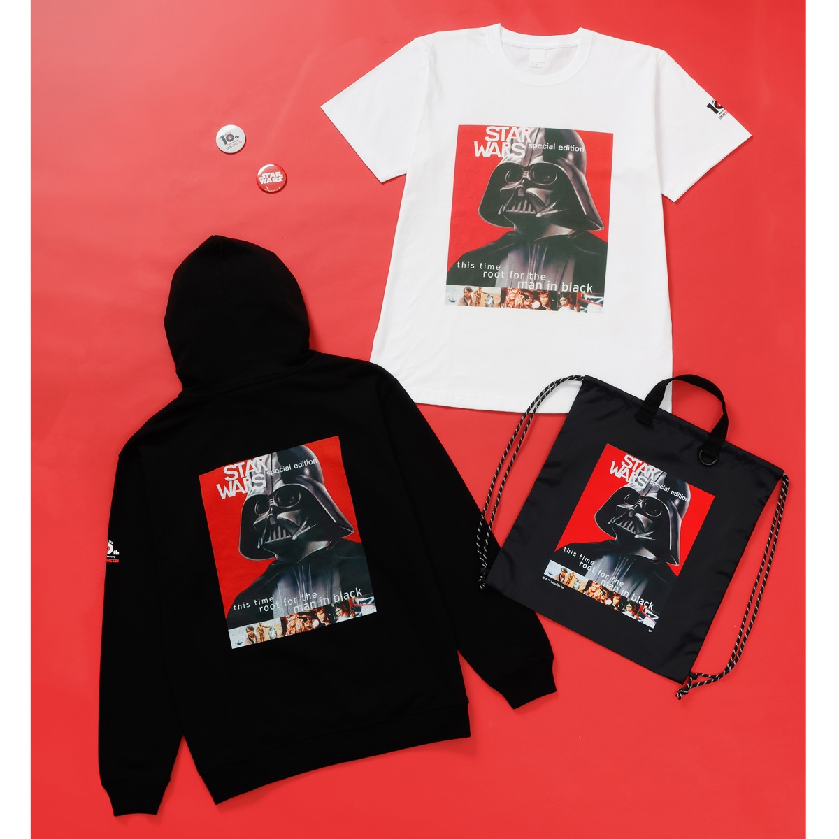 【コミコン事前受注予約限定商品】<br>[公式]  STARWARS コミコン10周年 プルオーバーフーディ ダース・ベイダー ≪送料無料≫