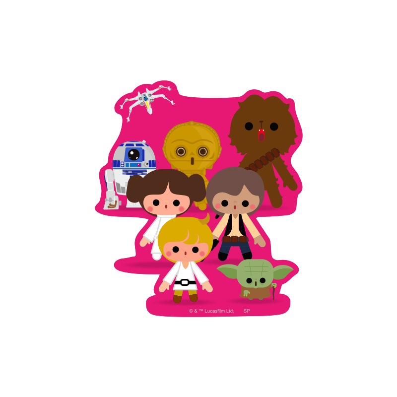 [公式] STAR WARS　キャラクターステッカー　ライトサイド　（2024東京コミコン先行販売）　