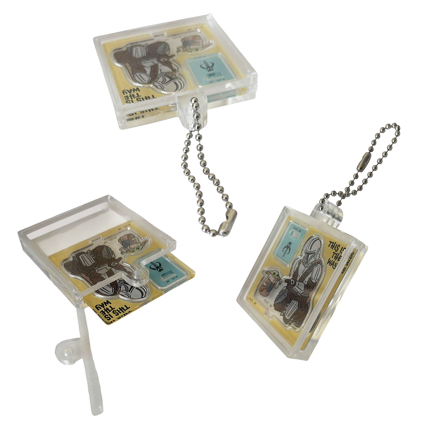 [公式]  STARWARS マンダロリアン&グローグー ランダムアクスタ入り アクリルキーホルダー 全6種（単品）