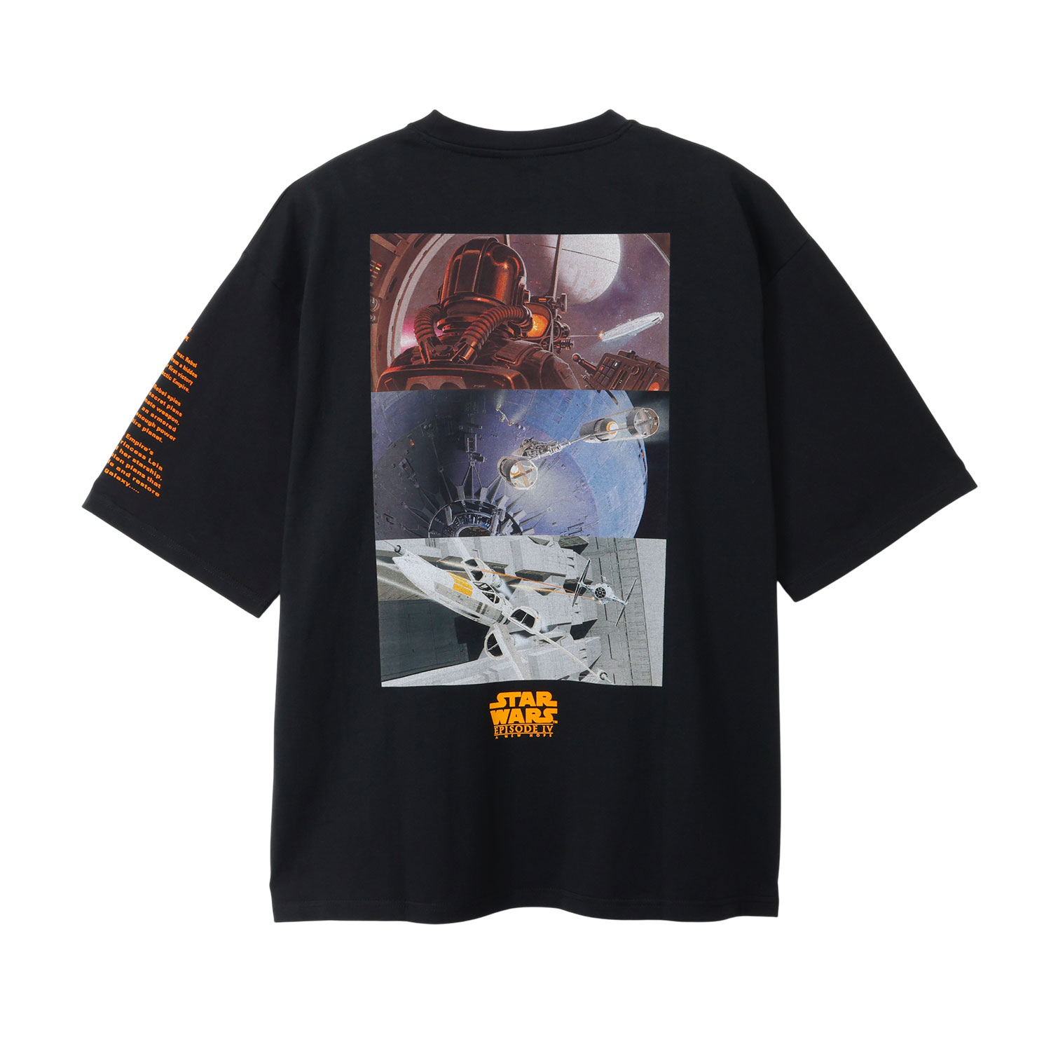 ★2025東京コミコン先行商品　[公式]  STAR WARS プリントTシャツ エピソード４ ブラック